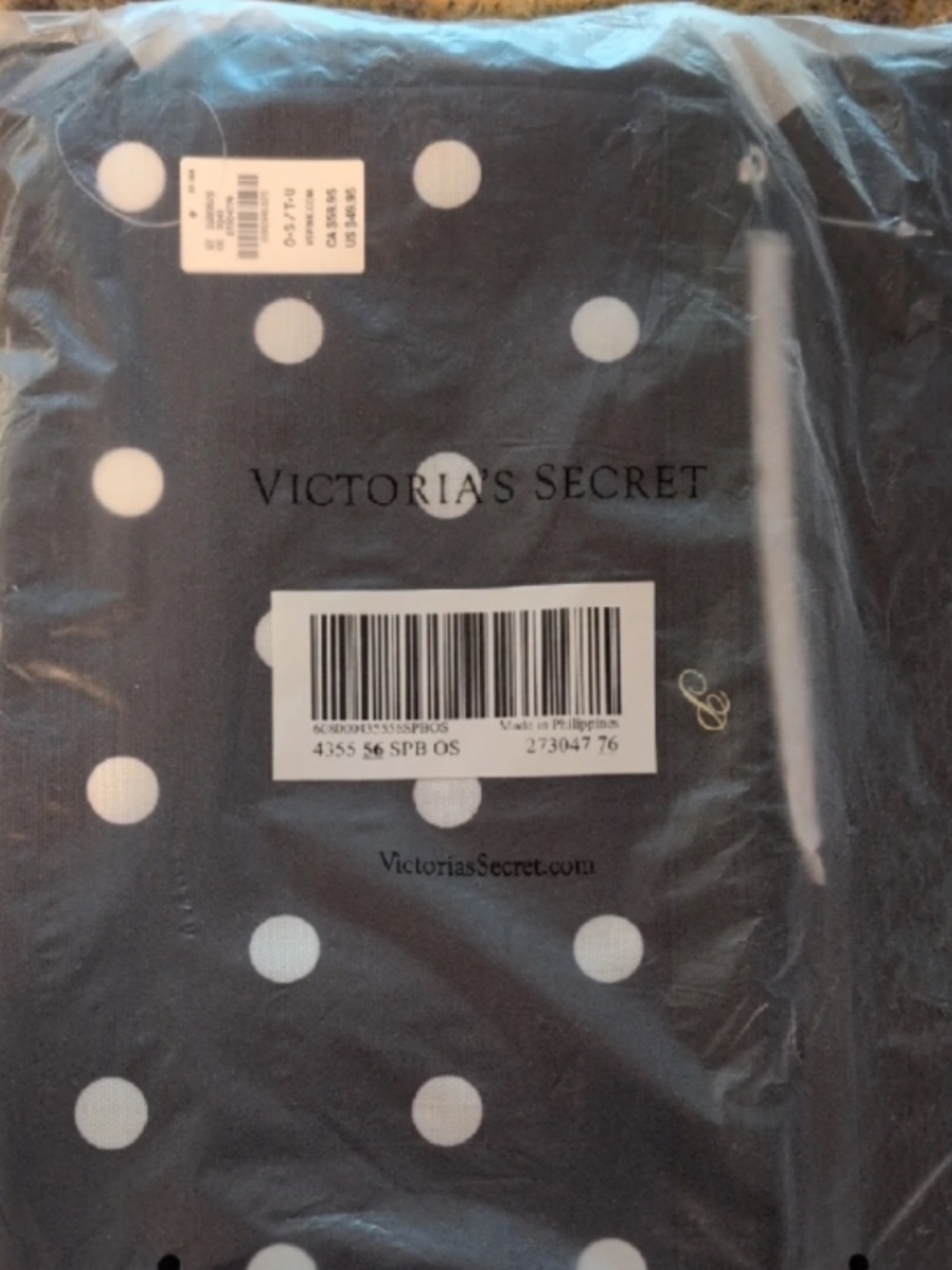 Victoria's Secret Mesh Tote Bag Black Large NEW - Picture 4 of 5